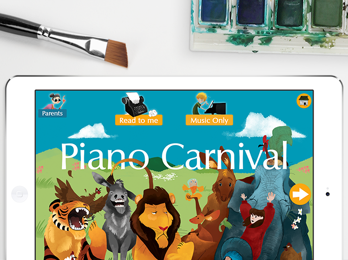 Piano Carnival iPad app