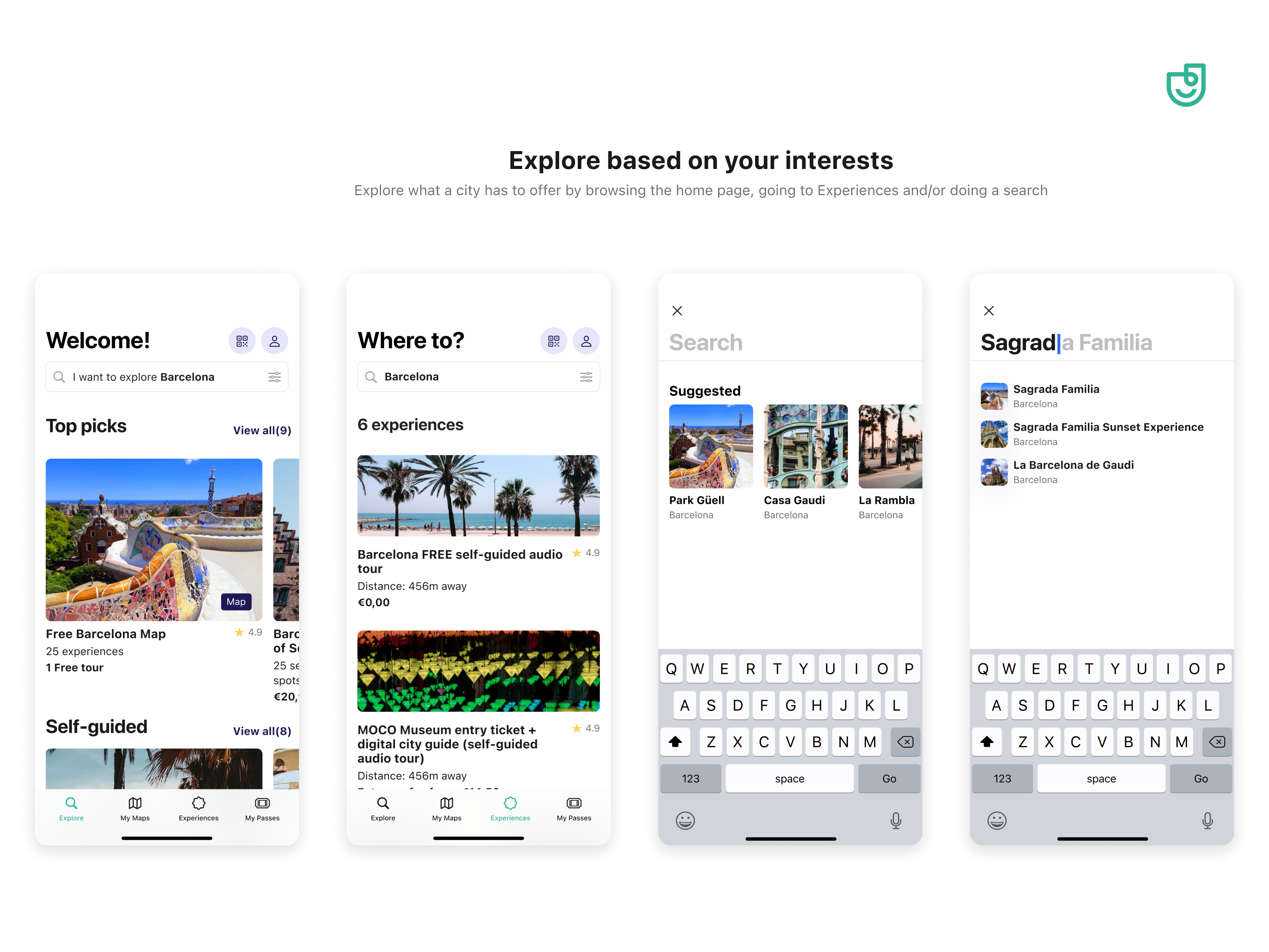 Explore destinations and activities